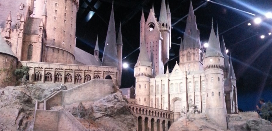 Hogwarts Castle Model in the Warner Brothers Studio