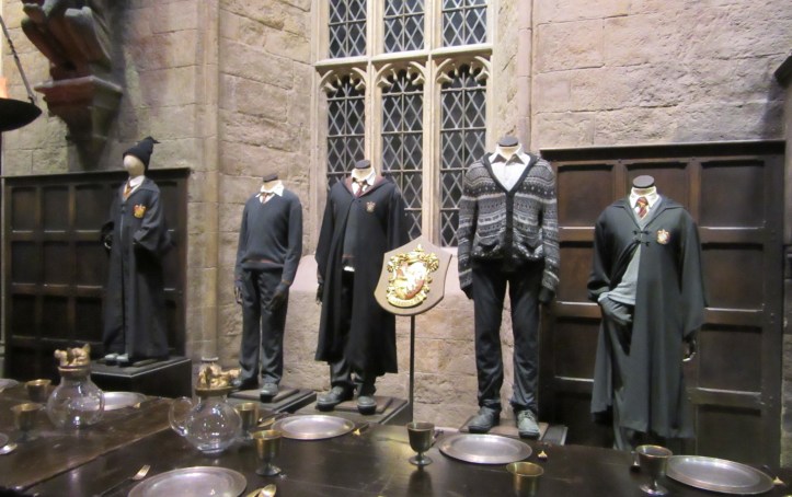 Gryffindor Robes in the Warner Brother's Studio Tour