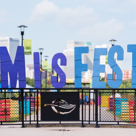 MisFEST sign at Festival Entrance